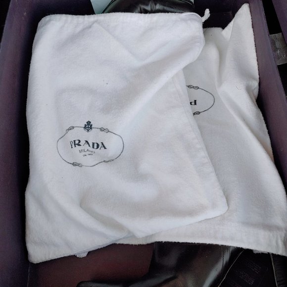 PRADA Calfskin boots, size 7.5 - Picture 2 of 3